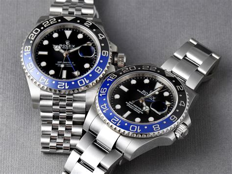 rolex batman on hand